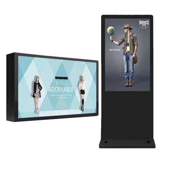 55 Inch LCD Outdoor Waterproof Petrol Station Digital Signage Video Advertising Screen for Gas Station