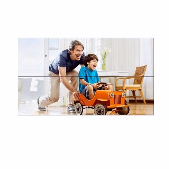 DVI input 16: 9 LCD wall mount video wall 49" for school