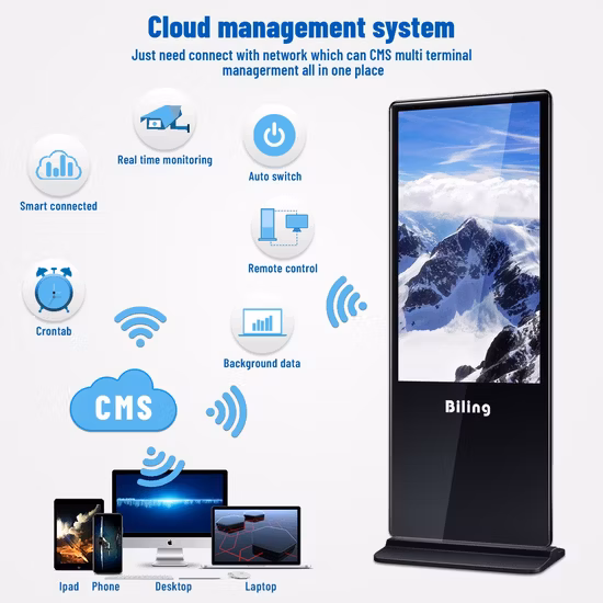 65 in 4K Commercial Interactive Touchscreen 55