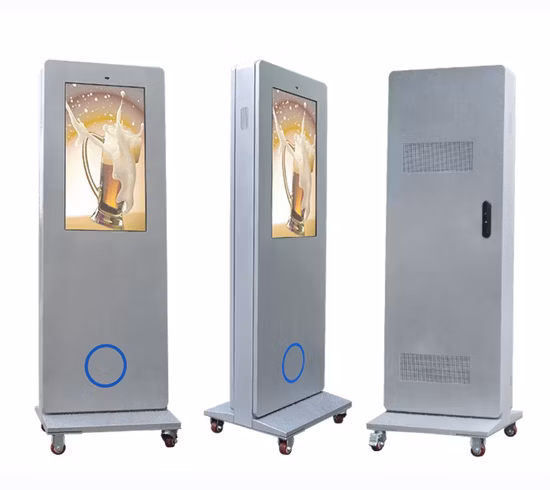 65-Inch Floor Stand HD Full Color Digital Signage TFT LCD Display